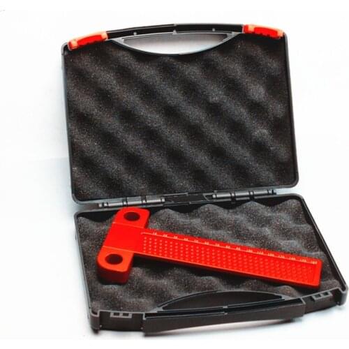 Aluminum Precision Woodworking T-Square Measuring Tools Crossed Ruler Woodworking Scribe Wood Tools