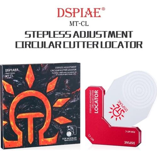 DSPIAE MT-CL MT-C Stepless Adjustment Circular Cutter Locator Model Assembly Tool Cutting Dedicated Craft Tools Hobby Accessory