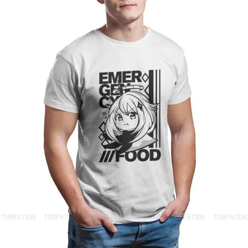 Genshin Impact Game Paimon Teyvat Venti Childe Crewneck TShirts Emergency Food Distinctive Mens Funny Tops Size S-6XL