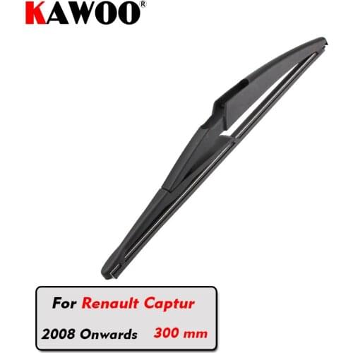 KAWOO Car Rear Wiper Blade Blades Back Window Wipers Arm For Renault Captur Hatchback (2008 Onwards) 300mm Auto Windscreen Blade