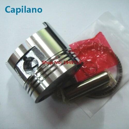 Motorcycle piston kit CG150 diameter 62mm with gold color Mag-titanium piston ring for Honda CG 150 parts of 150cc