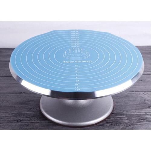 Multifunction Kitchen Accessories Cooking Mat Round Silicone Table Mat Cake Pad-kneading Surface Mat Placemat Bake Tools
