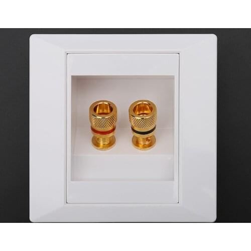 Wall Socket Audio Video Panel Speaker Junction Box Power Outlet L69A