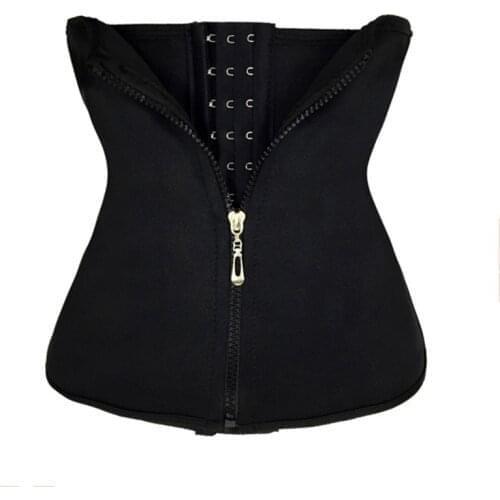 Neoprene Sweat Sheath Women Waist Trainer Cincher Body Shaper Trimmer Corset Colombian Girdles Shapewear Faja Underbust Corset
