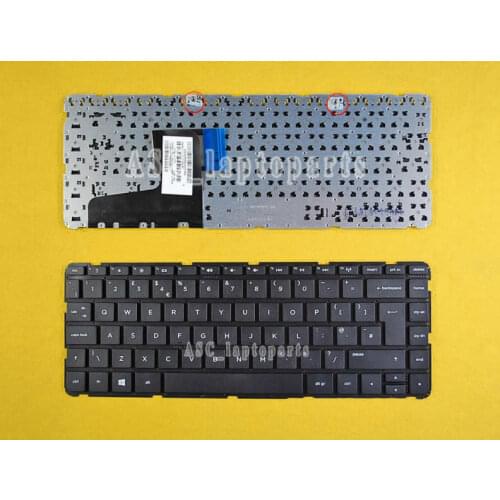 New UK English Keyboard For HP Pavilion 14-r 14-d 14-d000 14-r000 Laptop Black Without Frame For WIN8