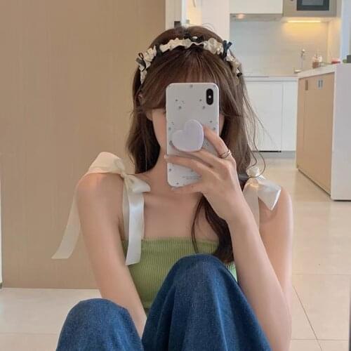 Korea INS Fairy Folded Bowknot Hairband Temperament Sweet Girl Pressed Hairhoop Hairpin Headband Hair Accessories Headdress