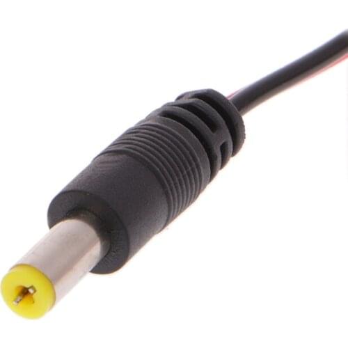 5 Pcs 5.5x2.1mm Male DC Power Plug Connector CCTV PSU Pigtail Cable Jack 12V