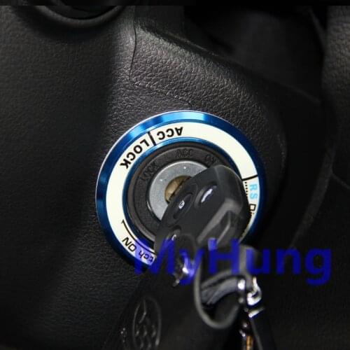 Luminous Ignition Key Ring decoration sticker for Subaru forester Outback Legacy XV for honda crv 1pc per set