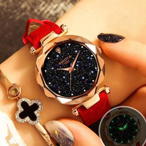 Starry Sky Watch 2019 Luxury Brand Women Romantic Luminous Wrist Watches Rhinestone Ladies Clock relojes mujer montre femme