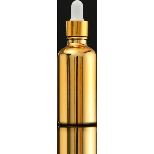 15ml empty gold essential oil glass dropper bottle 15cc perfume small glass dropper vial ,display glass dropper container