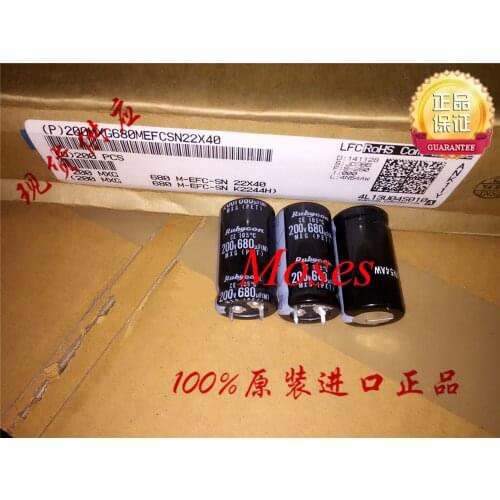 200v 680uf +/- 20% Japan High Quality 100% Original New MXG Capacitance Low ESR Audio Electrolytic Capacitor Radial 22x40mm