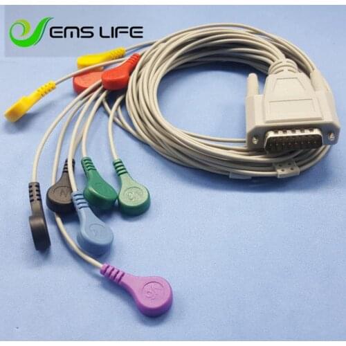 2018 quality welch allyn holter ECG cable 10 lead snap