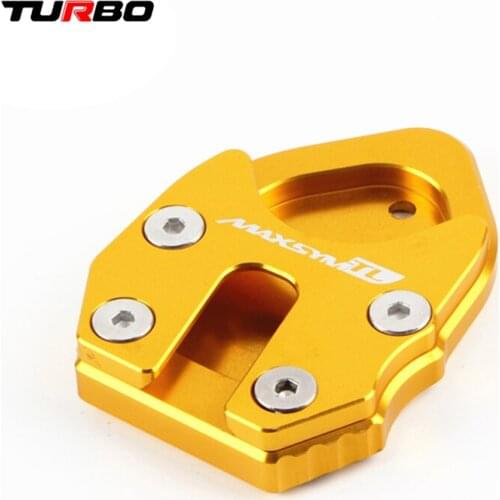 2020 For SYM MAXSYM TL 500 Motorcycle Accessories Kickstand Foot Side Stand Extension Pad Support Plate