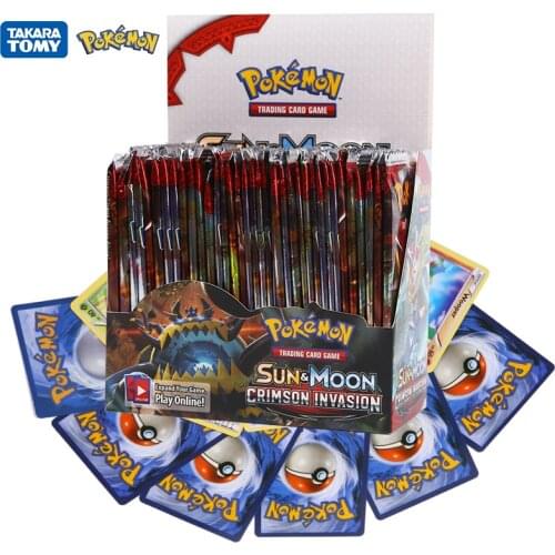 324Pcs Pokemon Cards TCG: Crimson Invasion Sword&Shield Sun Moon Evolutions English Trading Card Game Booster Box Collectible Gi