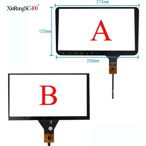 9 inch car DVD navigation JY-GT911 GT911 6pin capacitive touch screen panel digitizer 210*126mm 215*126mm LXH-TPC0013-0021-V5
