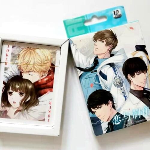 Anime Love and Producer Poker Cards Toy Cosplay Board Game Cards With Box Collection Gift