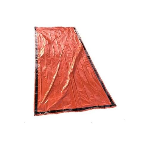 Jolmo Lander Emergency Bivvy Survival Mylar Thermal Sleeping Bag Escape Bivvy Bags Orange Pack of 2/Pack of 4
