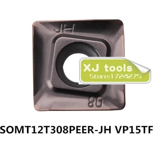 Free Shipping 10pcs SOMT12T308PEER-JH VP15TF Indexable carbide inserts in milling cutter SOMT12T308PEER JH VP15TF