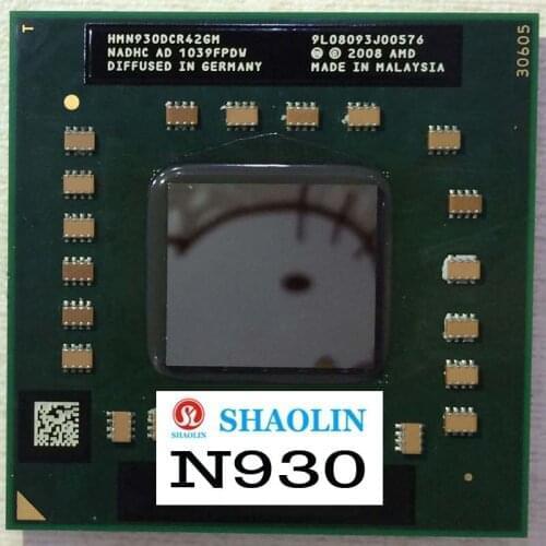 AMD Phenom II Quad-Core Mobile N930 2.0 GHz Quad-Core Quad-Thread CPU Processor HMN930DCR42GM Socket S1