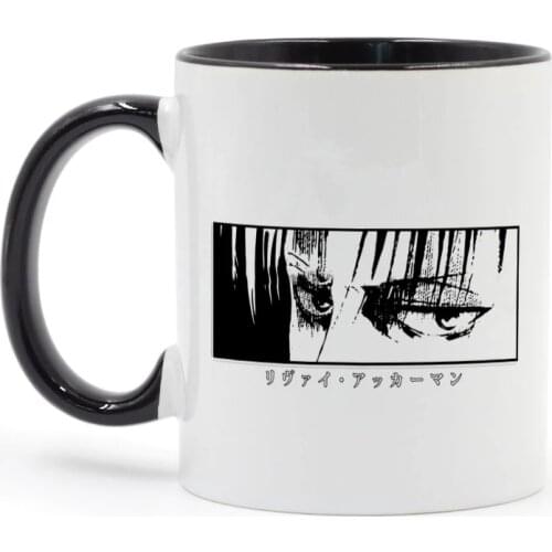 Attack on Titan Final Season Levi Coffee or Tea Mug Ceramic Cup Gifts Morning Milk Cup Friends Gift Travel Mugs