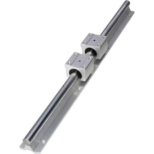 Linear Rails And Bearings,1Pcs Linear Guide Rail 500Mm +2Pcs Linear Bearing 12Mm Slide Blocks SBR12UU