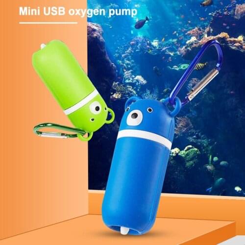 Cute Mute Oxygen Air Pumps Portable Mini USB Aquarium Fish Supplies Accessories For Fish Tank J2Y
