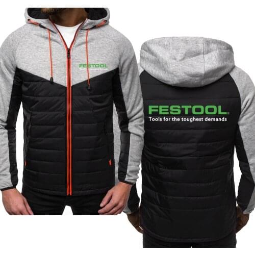 2021 New Men Hoodies for Festool Tools Spring Autumn Jacket Casual Sweatshirt Long Sleeve Zipper Hoody