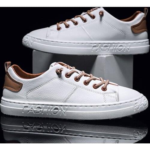 Yomior New Spring Summer Fashion Men Shoes Breathable Lace-Up Loafers Dress Flats PU Leather Classic Mens Shoes Sneakers Soft