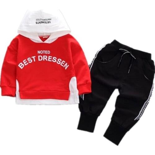 New Spring Autumn Children Baby Boys Girls Clothing Cotton Infant Hoodies Sweatshirt Pants 2Pcs/Sets Fashion Toddler Sport Suits