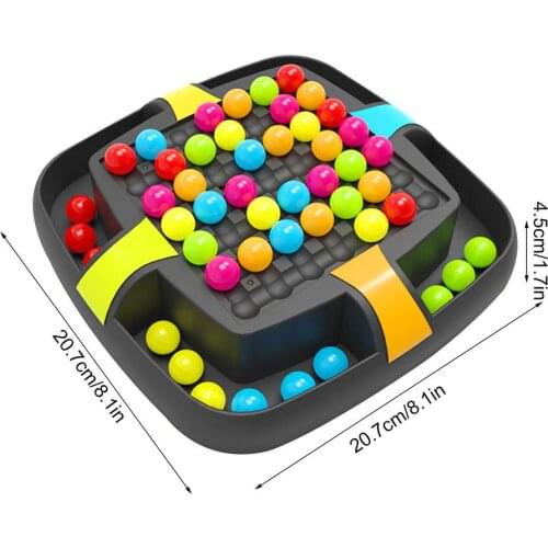 Puzzle Magic Chess Game Rainbow Ball Elimination Game Training Board Colorful Interactive Jigsaw Puzzles Chess Set Party Game