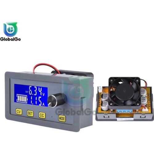 5A 160W DC Adjustable DC Power Supply Module With Fan DC-DC 6-32V to 0-32V Adjustable Voltage Regulator Step Down Buck Converter