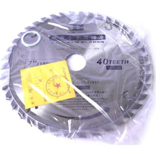 SIJIBOSI 7" x 40t circular T.C.T saw blades for cutting wood