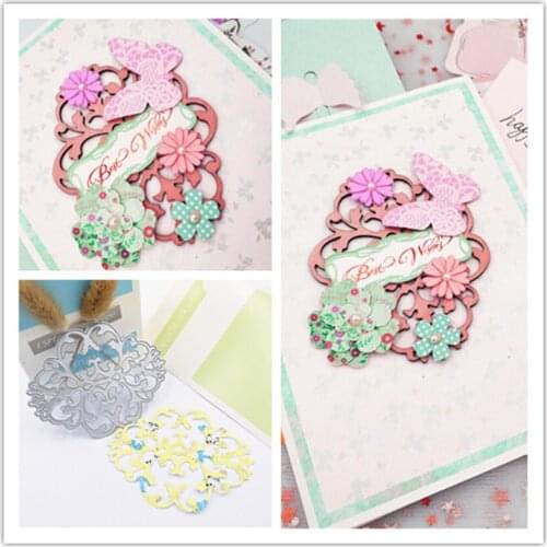 Vines Badge Metal Carbon Steel Cutting Dies Stencils For DIY Scrapbooking Decorative Embossing Handcraft Die Cutting Template