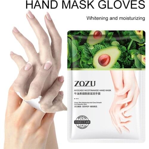 ZOZU Shea Butter Nicotinamide Tender Smooth Hand Mask Foot Mask Gentle Moisturizing Nourish Repair Exfoliating Skin Care TSLM2