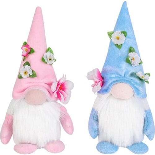 Promotion! 2 Pcs Mothers Day Doll Gnome Gifts Holiday Decoration Kids Birthday Present Tomte Plush Doll, Home Tabletop Ornament