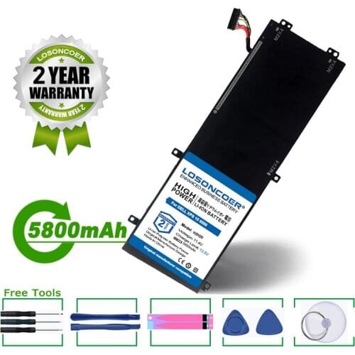 LOSONCOER Battery 5800mAh H5H20 For DELL XPS 15 9560 9570 9550 15-9560-D1845 Precision M5520 5530 62MJV M7R96 05041C 5D91C