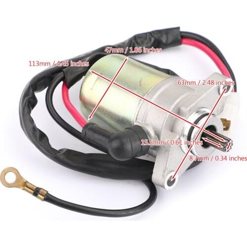 Artudatech Starter Motor Fit for Bombardier DS50 DS90 Mini 2-Stroke 02-06 A31200-116-000 Accessories Parts