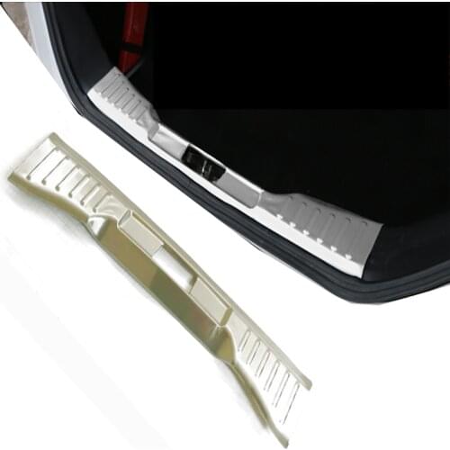 For Ford Focus 3 MK3 2015 2016 Sedan Car-Stying After guard Rear Bumper Trunk Guard Sill Plate Car Accessories
