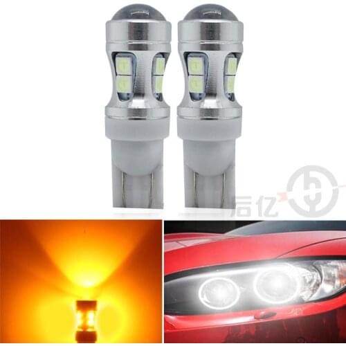 New T10 3030 10smd automobile led width lamp high brightness decoding constant current license plate lamp motorcycle lamp