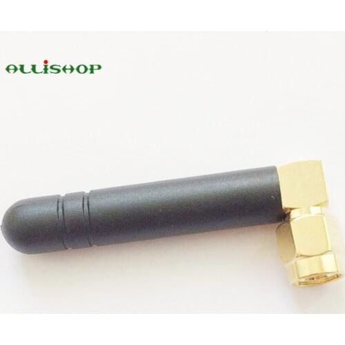 ALLISHOP 433 MHz Wireless Radio Antenna Omni 50mm Radio Antenna SMA Male Right Angle Antenna #Rocheuk