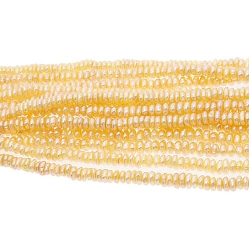 Small Size Fashion Natural Freshwater Pearl Loose Beads Abacus Beads Punch Beads for DIY Women Necklace Bracelet Jewelry Making