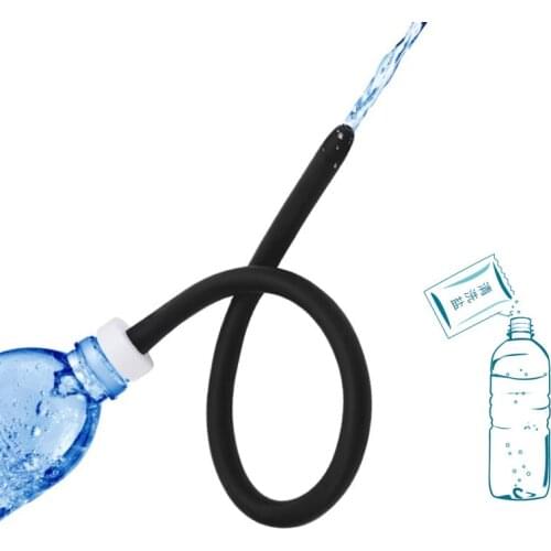 Mineral Water Bottle Anal Enema Vaginal Cleaning Anal Wash Butt Plug Adult Products Sex Toys for Women Men Gay Douche Easy Carry