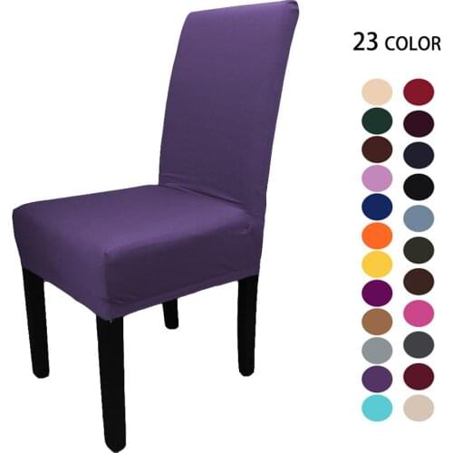 Black Chair Covers Spandex Stretch Dining Chair Cover Slipcovers For Kitchen Wedding Banquet Hotel Home Office housse de chaise