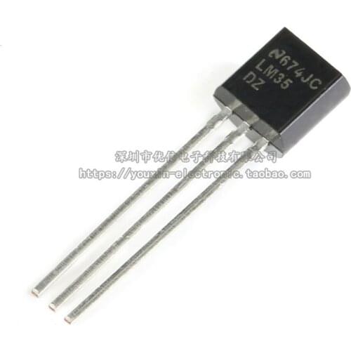 10pcs/lot Sensor Electronic Integrated Circuit LM35DZ LM35D TO-92 LM35 Precision Centigrade Temperature Sensors