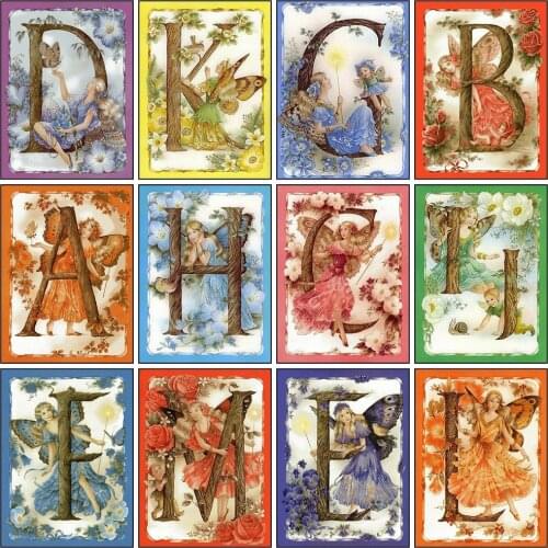 Evershine 5D DIY Diamond Painting Text Full Square Round Diamond Embroidery Angel Picture Rhinestone Mosaic Letter Wall Art