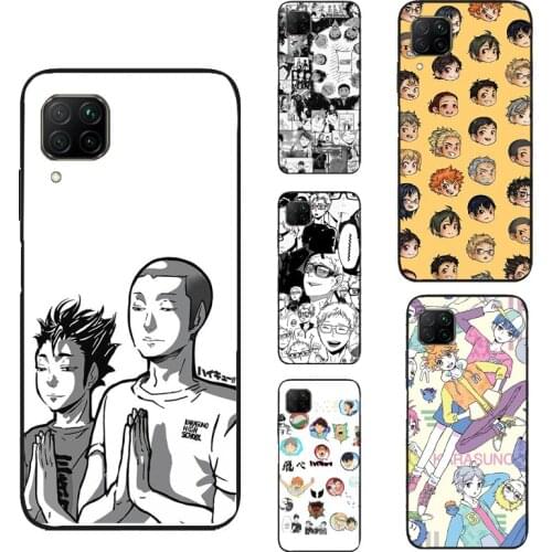 Haikyuu Karasuno Collage For Huawei P40 P30 Lite P20 Pro Nova 5T P Smart 2019 Case For Honor 10 X Lite 8X 9X 10i
