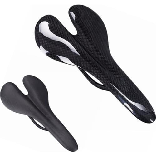 Carbon saddle Super Light Matte/Glossy Full 3K Carbon Fiber Bike Saddle Road/MTB Bicycle Cushion Cycling Seat road bike saddle