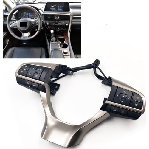 Car Radio Control Button Steering Wheel Media Buttons Switch for 2016-2020 Lexus RX300 RX450 LM LX570 GX