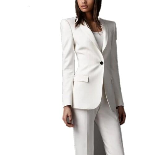 New Women Suit Business Spring Pant Suits Women Summer Business Suits Female Formal Work Wear 2 Piece Female Trouser Suits