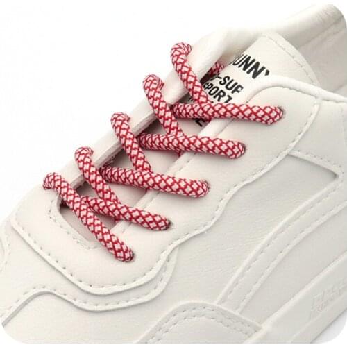 Round Rope Sport Shoelaces Multi Color Unisex Characteristic Athletic Shoe Lace Leisure Basketball Sneakers